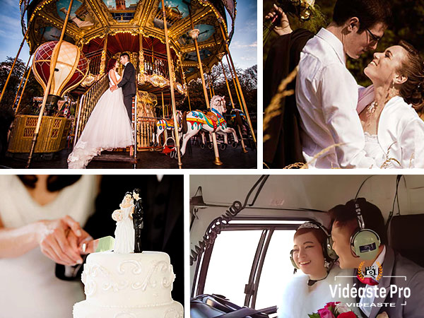 Vidéaste de mariage réalisant des reportages vidéo et films de mariage naturels et élégants